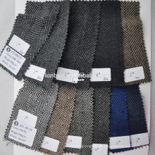 Cheap overcoat wool polyester woolen fabric 500g/m on sale